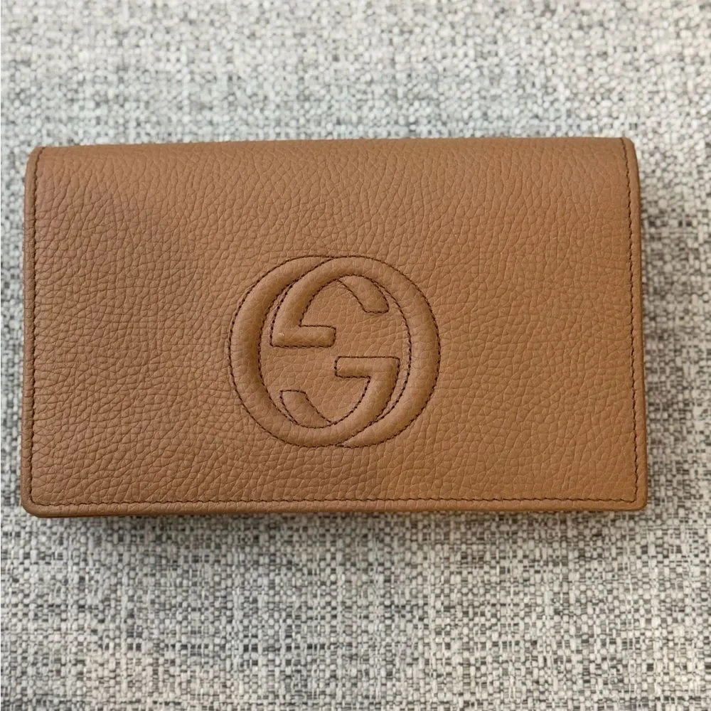 Gucci Soho Leather Wallet On Chain NWOT - Picture 3 of 10